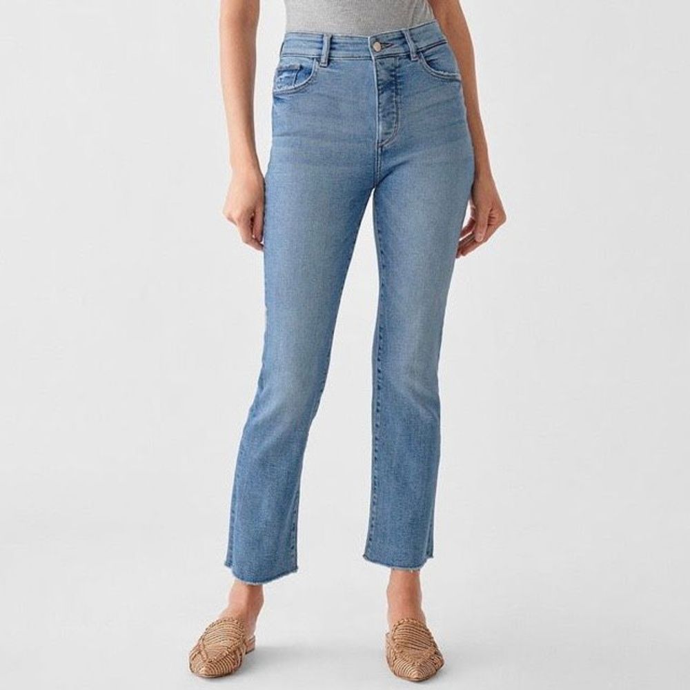 DL1961 Mara Ankle High Rise Straight Jeans